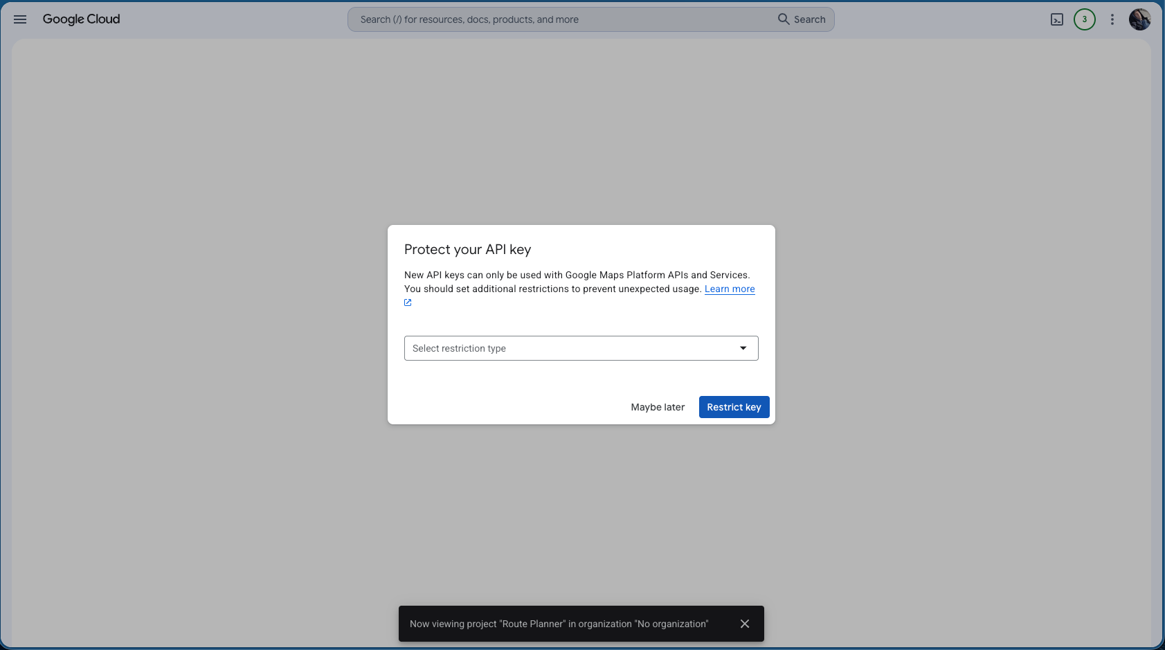Dialogen Protect your API key.